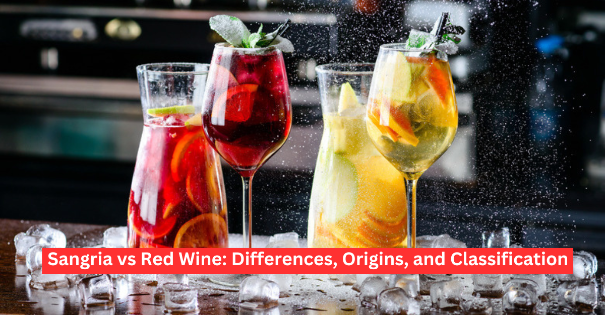 Sangria vs Red Wine: Differences, Origins, and Classification