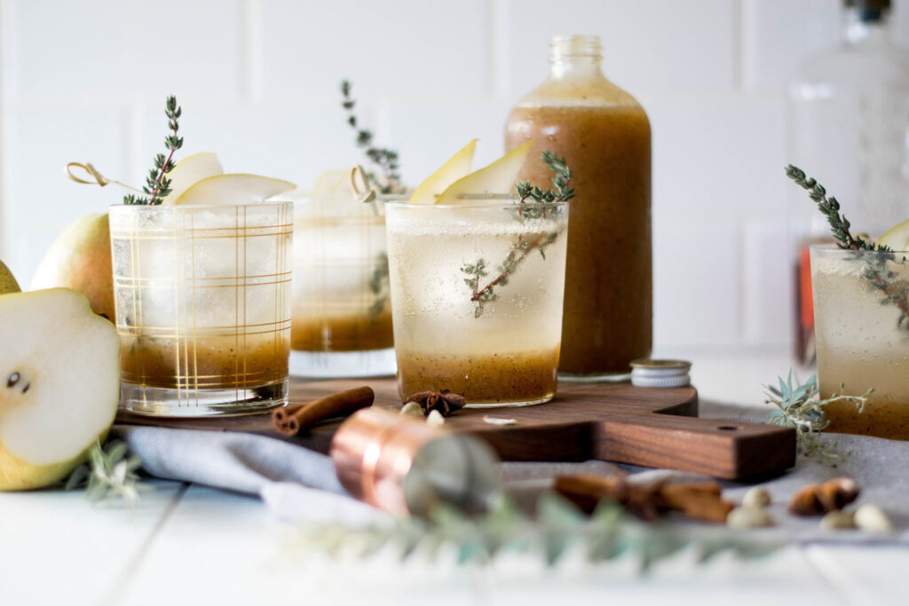 8. Cinnamon Pear Fizz